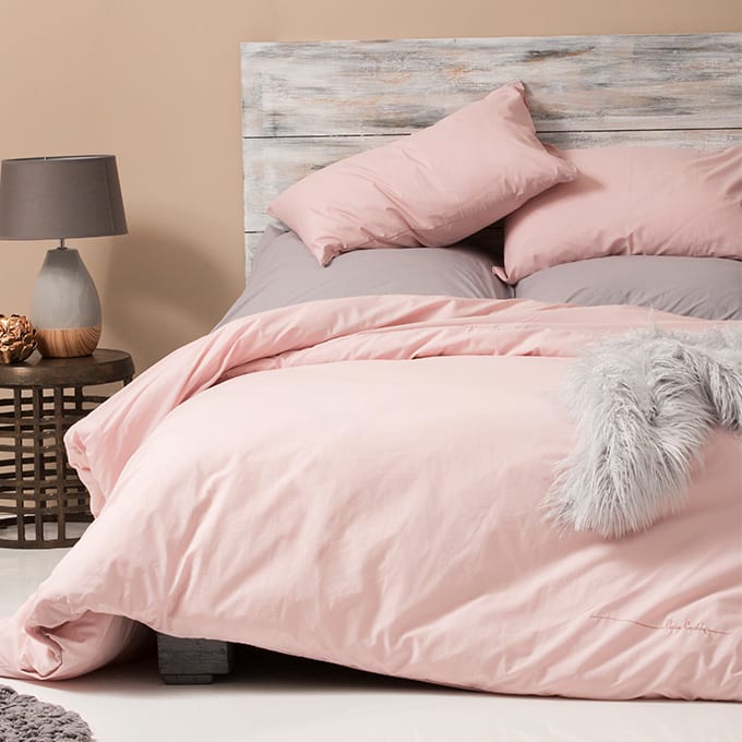 Lifestyle - 180TC Percale Duvet Cover - Camelia