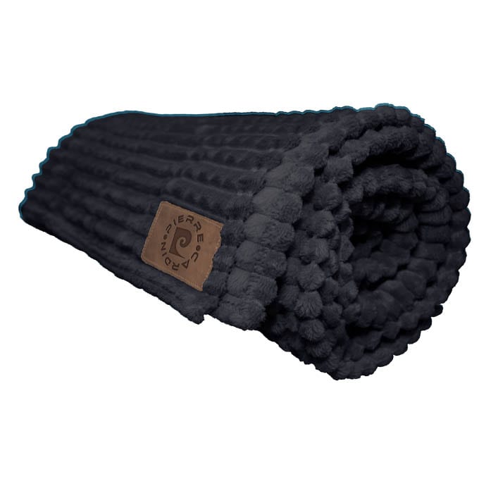 Le Intro – Ribbed Throws – Charcoal