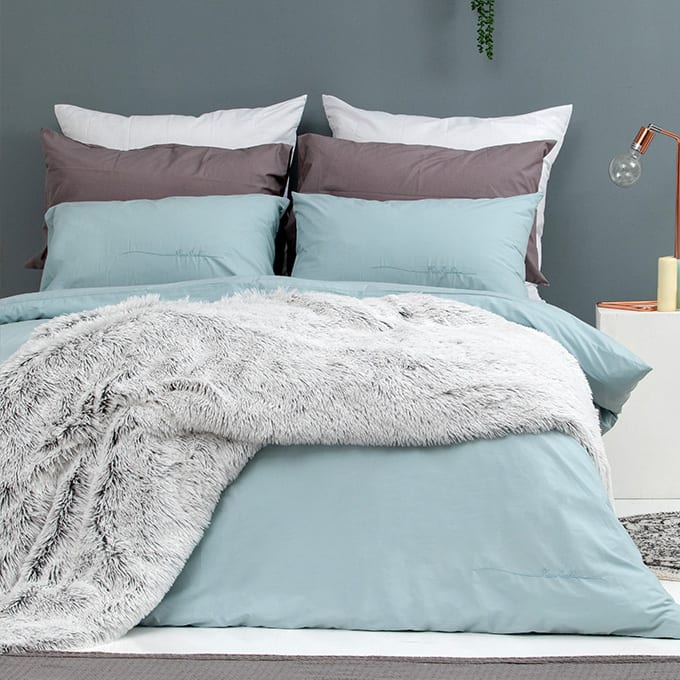 Lifestyle - 180TC Percale Duvet Cover - Dahlia