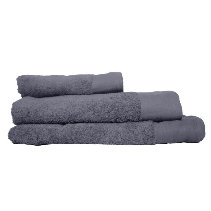 400GSM Jacquard Towel - Hand Towel / Bath Towel / Bath Sheet – Gunmetal Grey