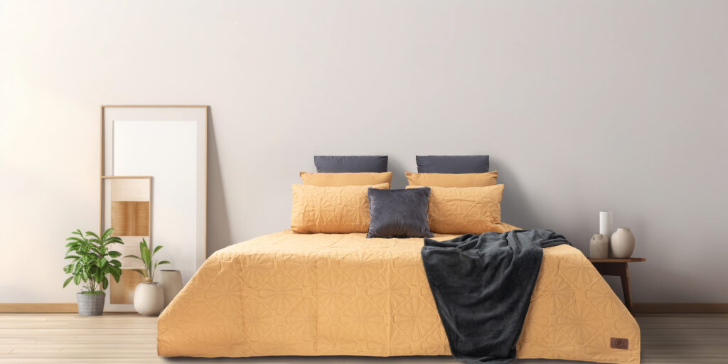 Le Intro – Silky Feel 90gsm Pinsonic Quilts – Gold