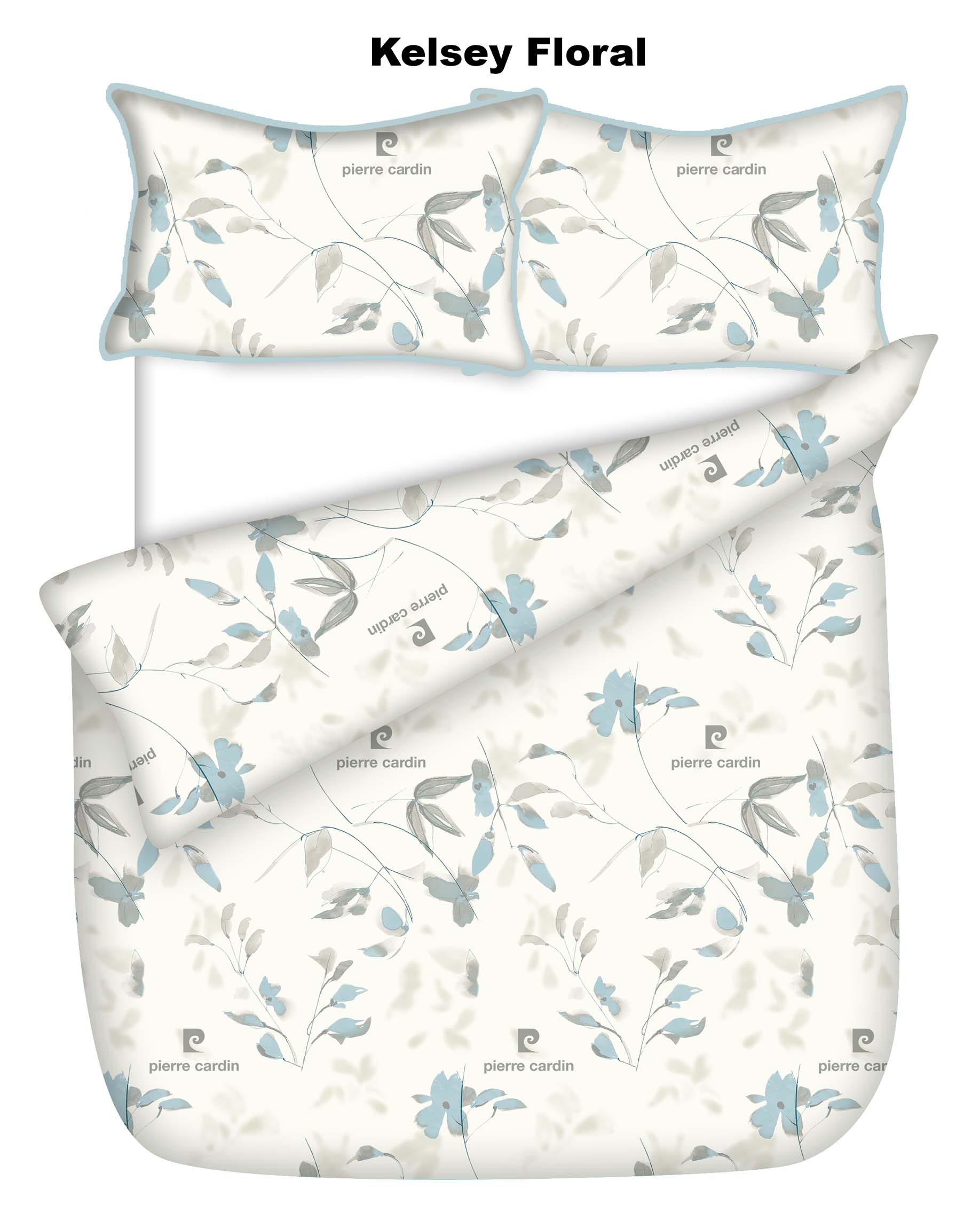 Vogue - 144TC Cotton Rich Duvet Cover - Kelsey Floral