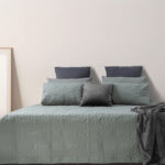 Le Intro – Silky Feel 90gsm Pinsonic Quilts – 240x240 - Olive Green