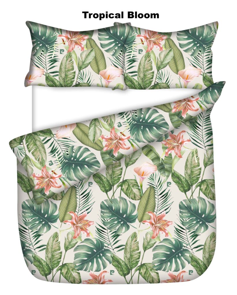 Le-Intro - Silky Feel 90gsm Comforter – Tropical Bloom