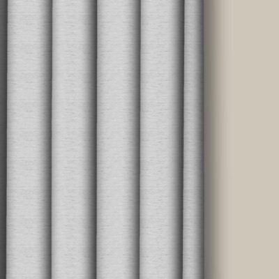 Le-Intro - Textured Microfibre Curtain - Moonstone