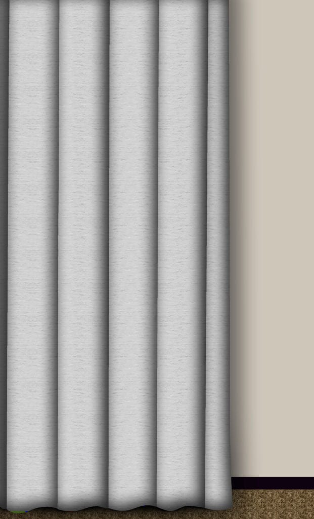 Le-Intro - Textured Microfibre Curtain - Moonstone