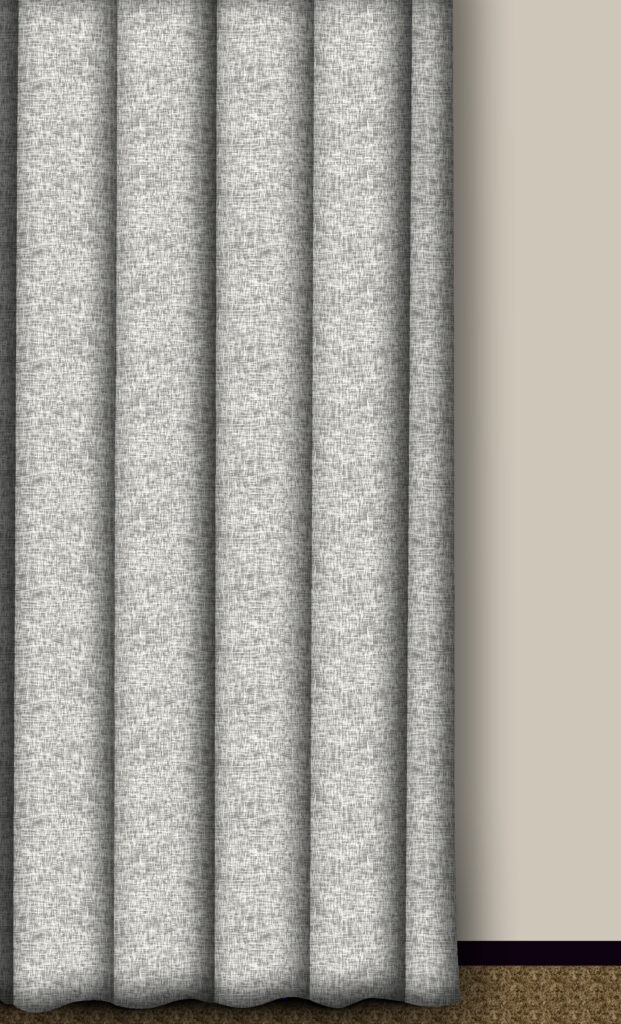 Le-Intro - Textured Microfibre Curtain - Sandstone