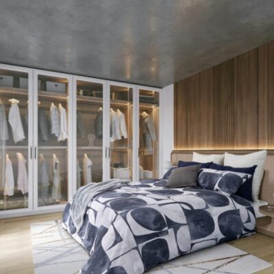 Le-Intro - Silky Feel Duvet Cover - Stacked