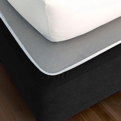 Faux Suede Bedwrap - Black
