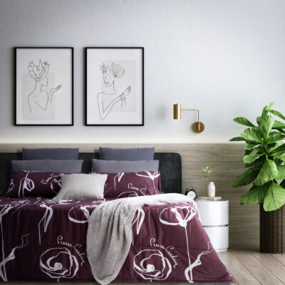 Le-Intro – 75gsm Microfibre Comforter - Contemporary Floral