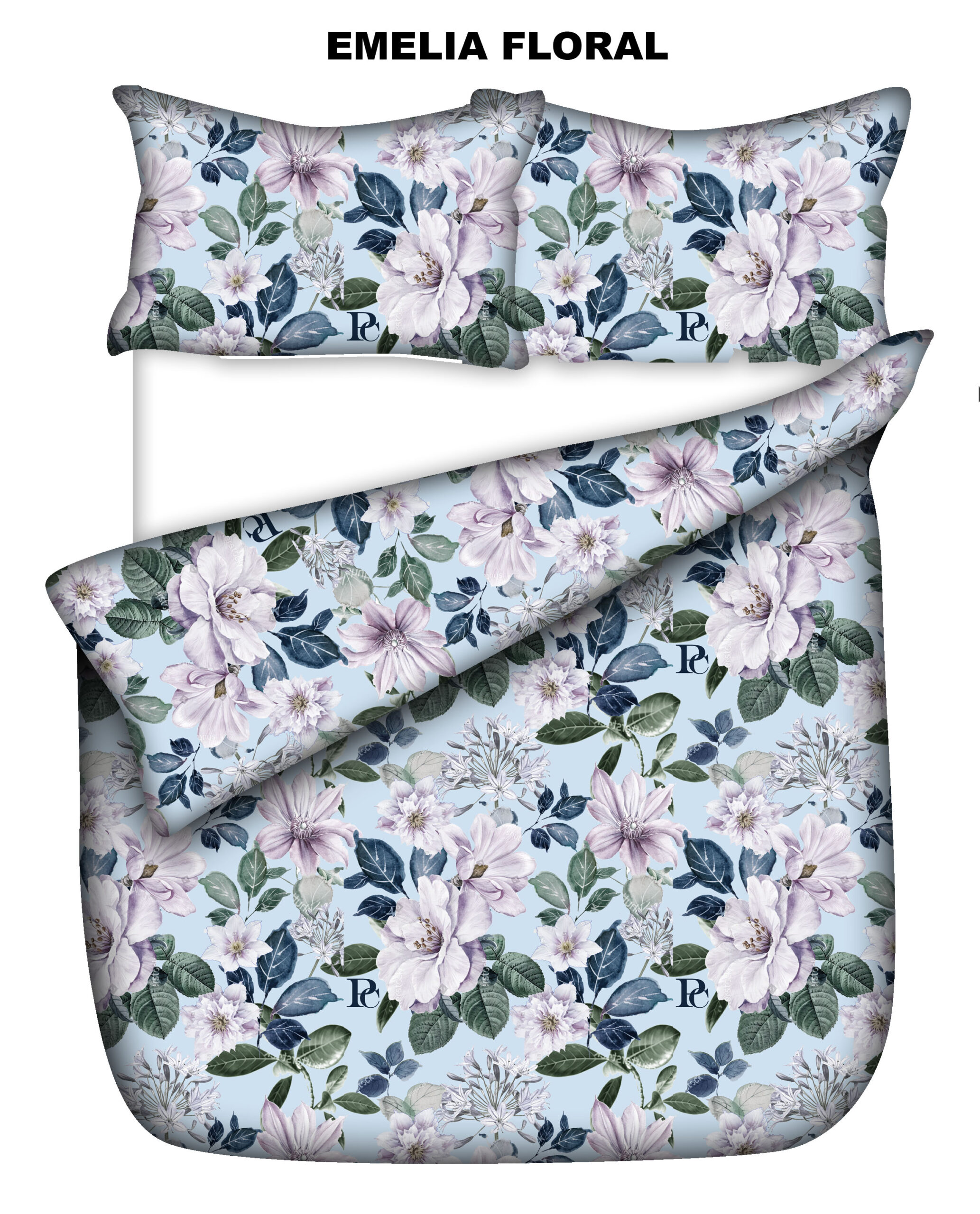Le-Intro – 75gsm Microfibre Comforter - Emelia Floral