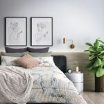 Le-Intro – 75gsm Microfibre Comforter - Shiloh Leaves