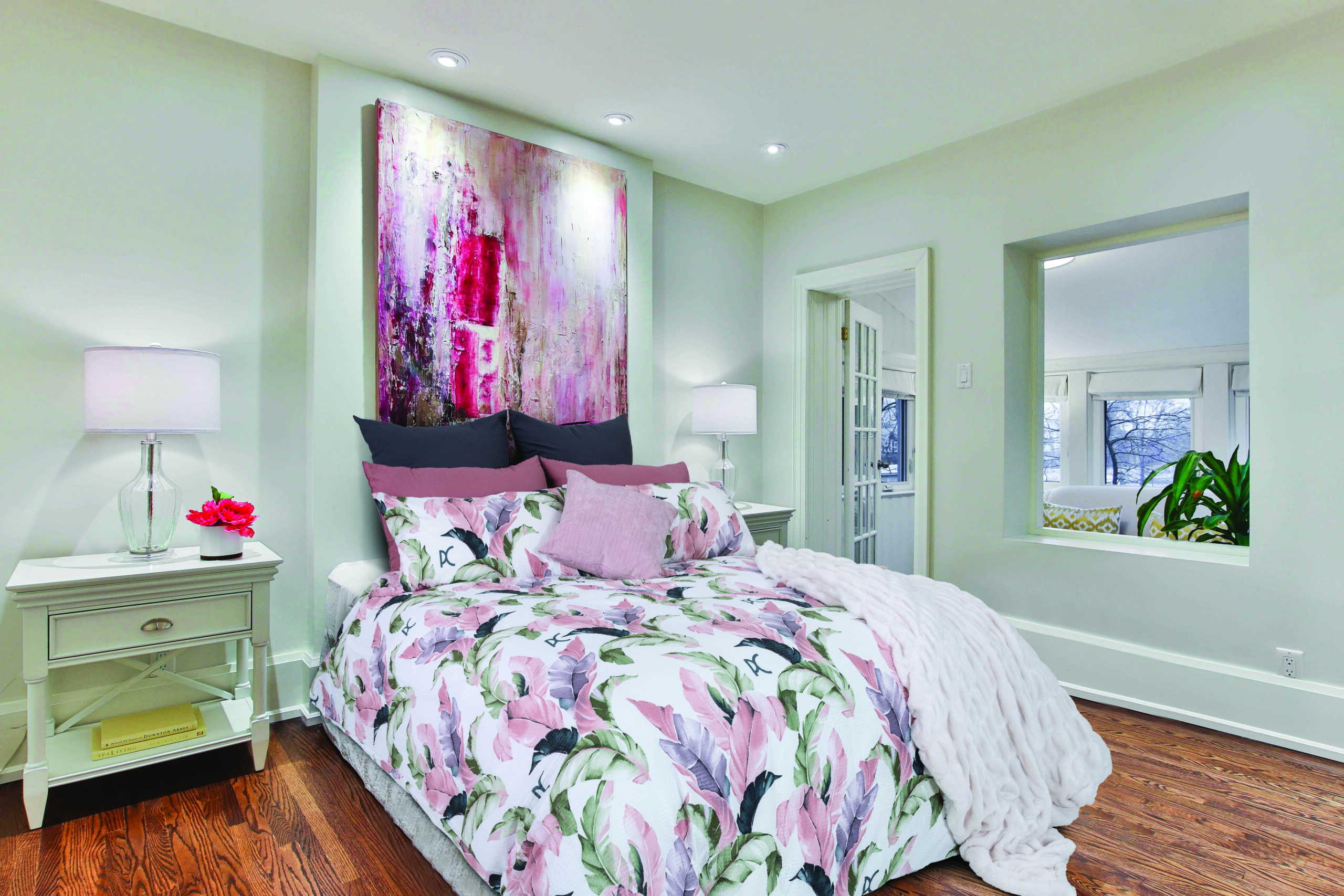 Le-Intro - Silky Feel Duvet Cover - Alanis Leaves