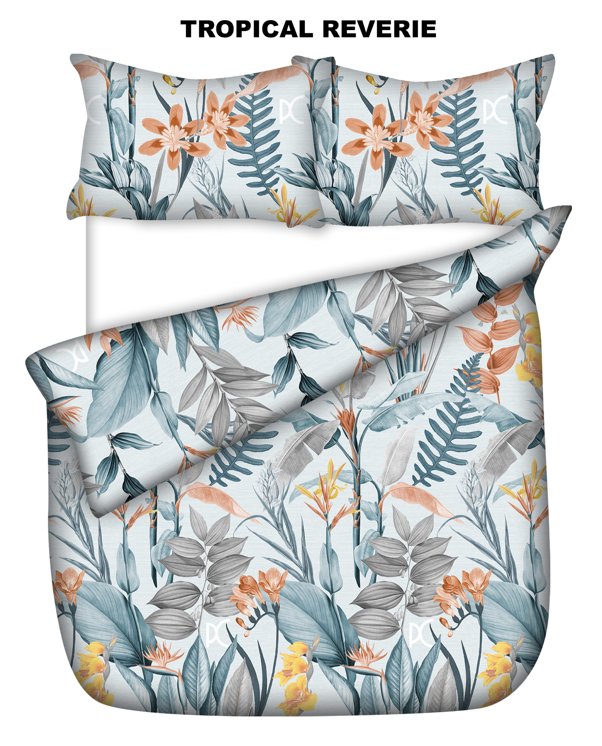 LE INTRO – SOFT & SILKY - PRINTED PINSONIC QUILTS – 220X200 – Tropical Reverie