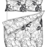 LE-INTRO SILKY SOFT SUMMER RANGE DUVET COVER – BOTANIST LEAF