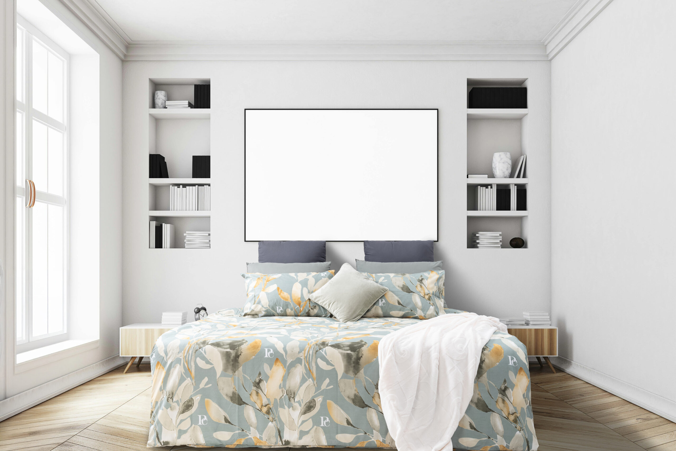 Le-Intro - Silky Feel Duvet Cover - Aralin Leaves