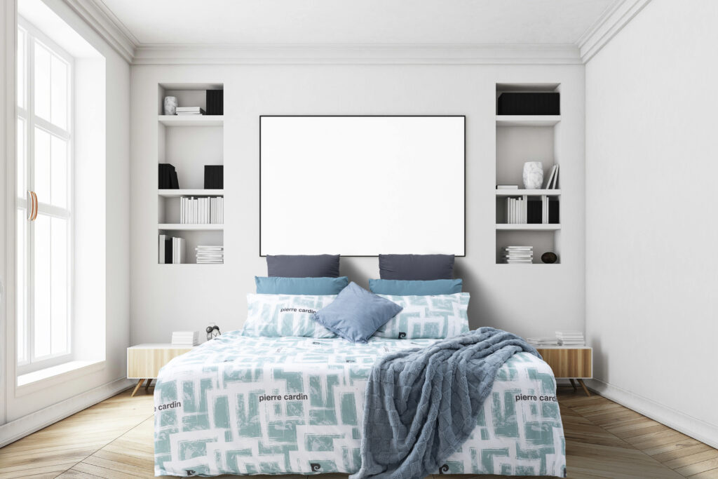 Le-Intro - Silky Feel Duvet Cover - Geo Brushstroke