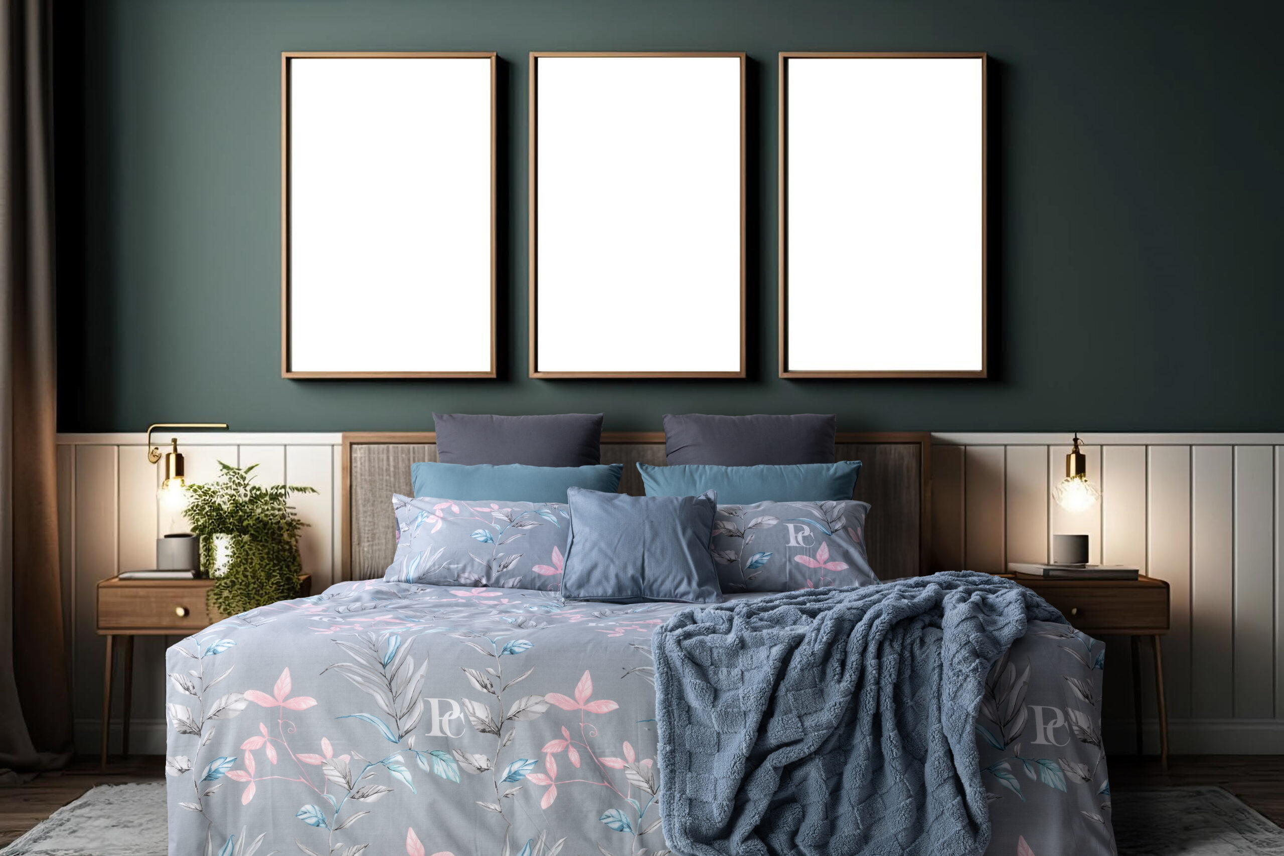 VOGUE – 144TC COTTON RICH DUVET COVER – ORLANDER LEAVES