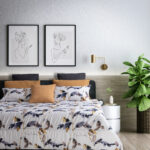 LE-INTRO – 75GSM MICROFIBRE COMFORTER - JUELLE LEAVES