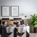 LE-INTRO – 75GSM MICROFIBRE COMFORTER - RAI BRUSHSTROKE