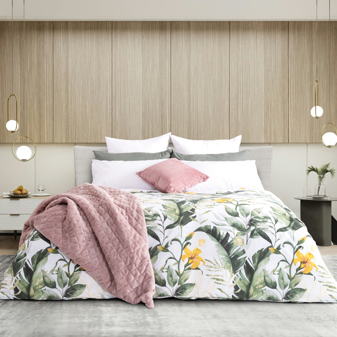 Vogue – 144TC Cotton Rich Duvet Cover – Floral Botanic