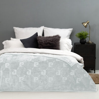 Lifestyle Range – 600GSM Heavy Weight Blanket  - Silver Grey