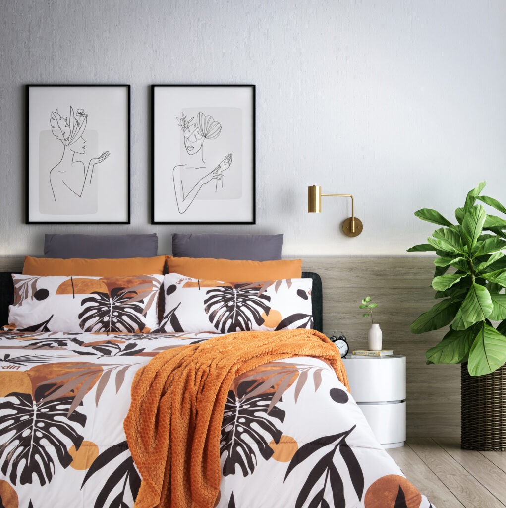 LE-INTRO – 75GSM MICROFIBRE COMFORTER - MOD TROPICAL