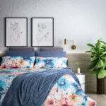 LE-INTRO – 75GSM MICROFIBRE COMFORTER - RENILEY FLORAL