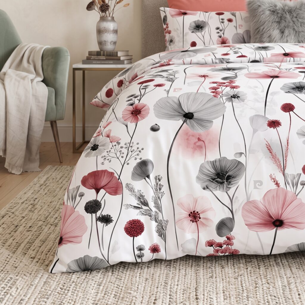 Vogue – 144TC Cotton Rich Duvet Cover - Atonia Floral
