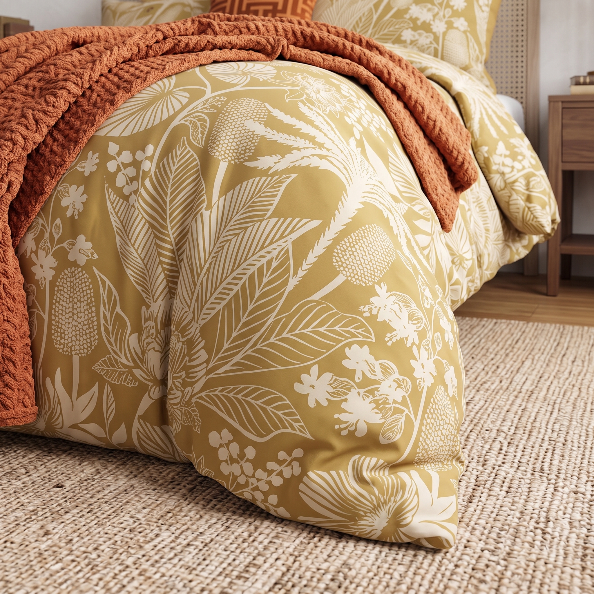Vogue – 144TC Cotton Rich Duvet Cover - Botanical Floral