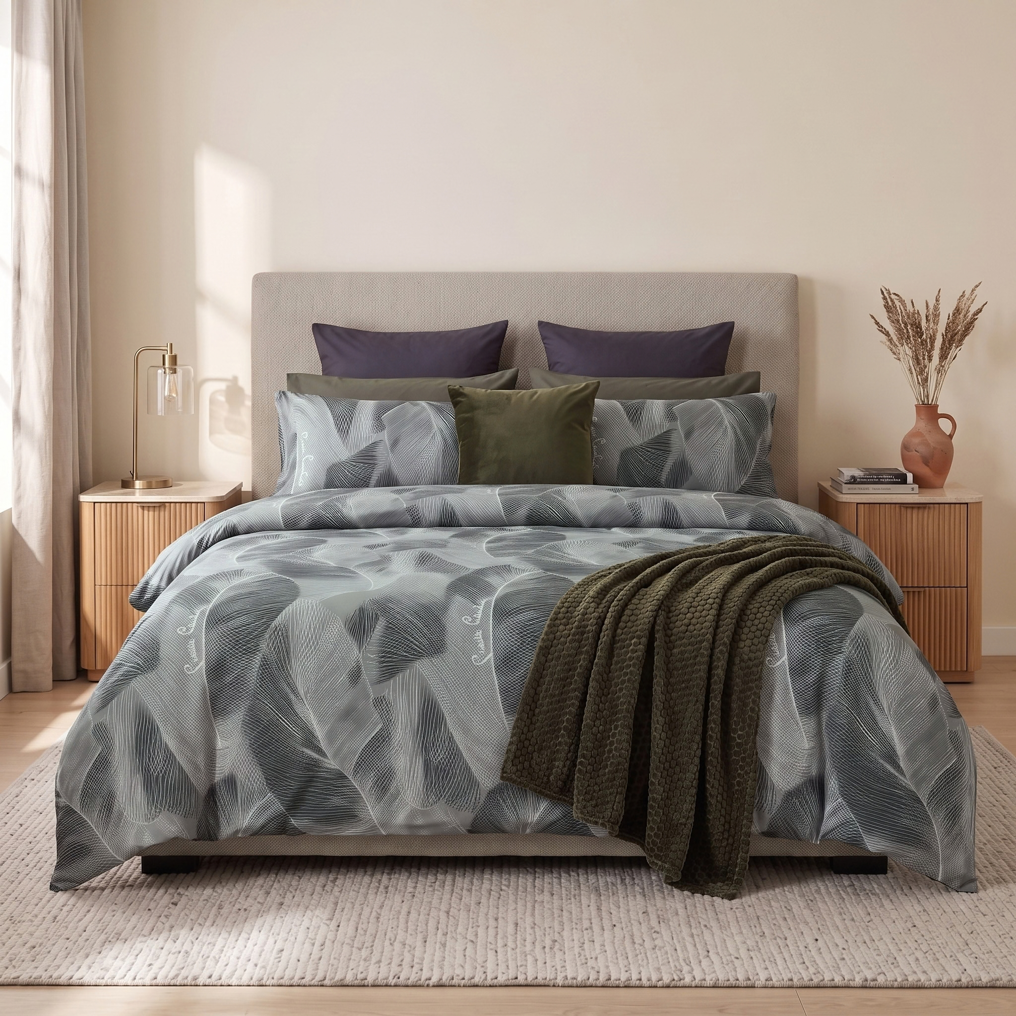 Vogue – 144TC Cotton Rich Duvet Cover - Everly