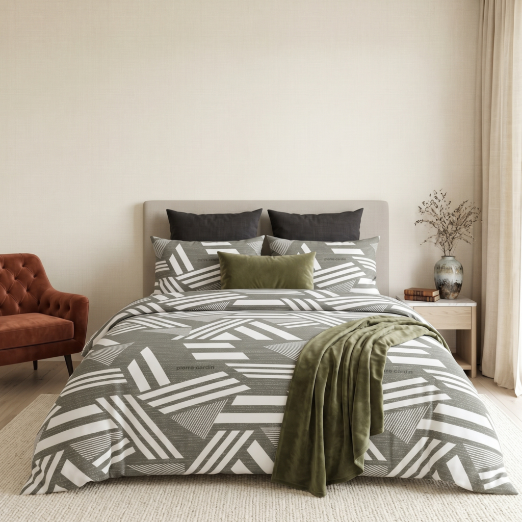 Vogue – 144TC Cotton Rich Duvet Cover - Ryker Geo