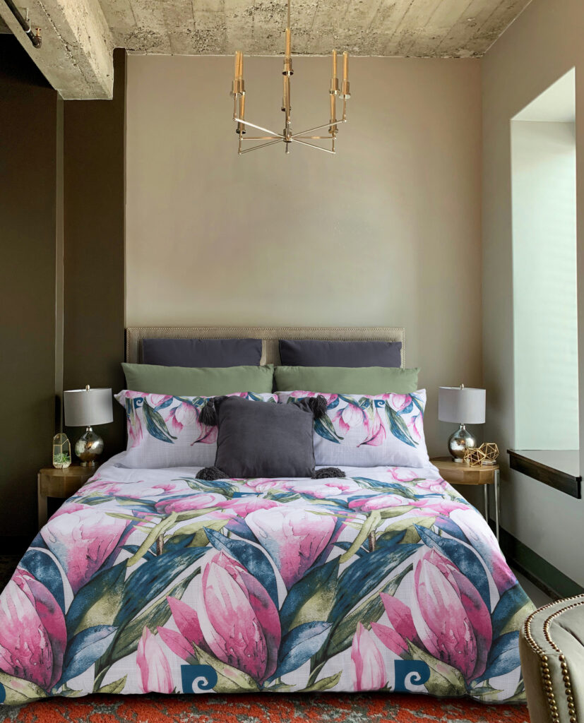 Vogue – 144TC Cotton Rich Duvet Cover – Vivid Floral